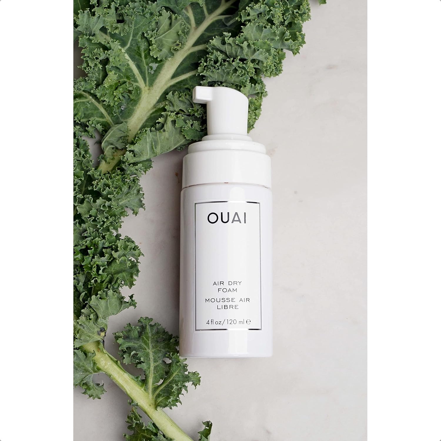 OUAI Air Dry Foam - Lightweight Hair Mousse for Effortless Beach Waves | 120ml