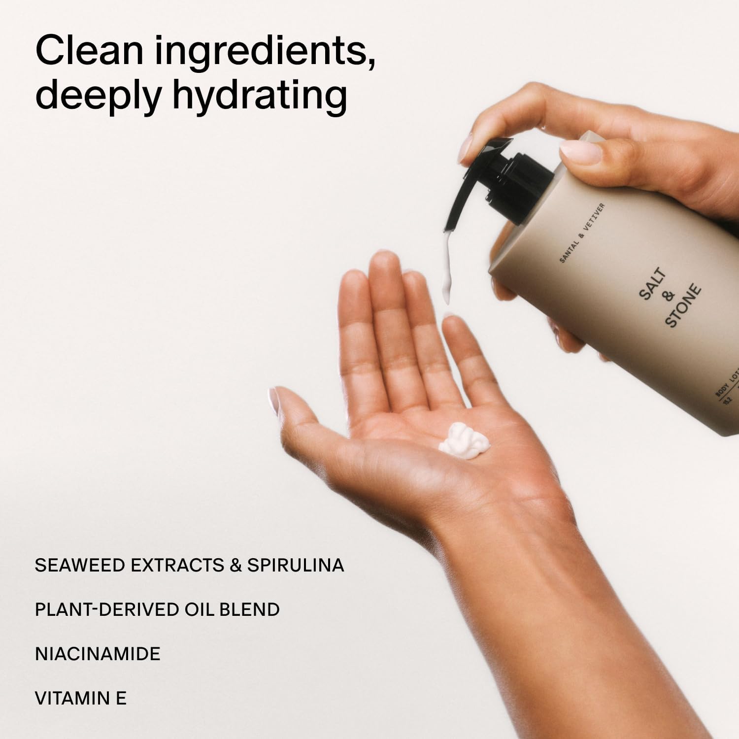 Salt & Stone Body Lotion | Saffron and Cedar