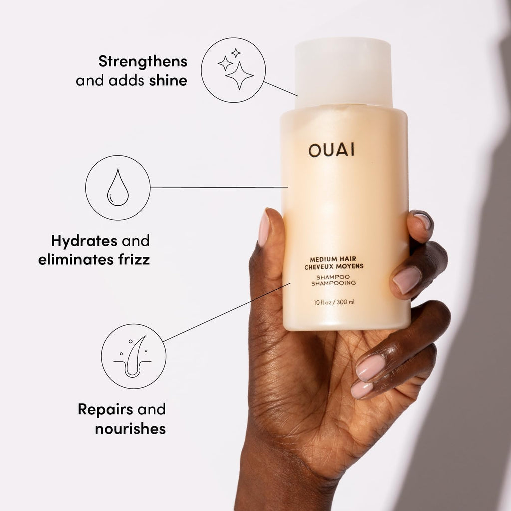 OUAI Medium Shampoo Refill - Hydrating Shampoo for Medium Hair | 946ml