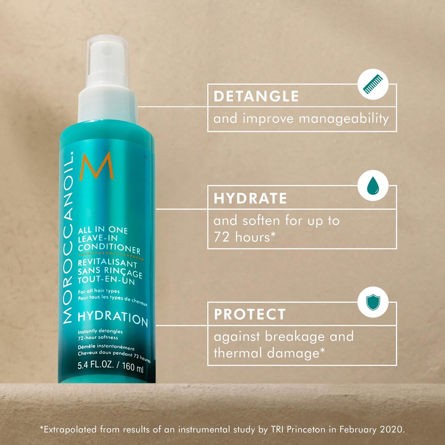 Moroccanoil Leave-In Conditioner - All-In-One Detangling Spray for All Hair Types