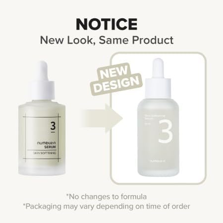 numbuzin No.3 Skin Softening Serum - Glass Skin Formula, 50 mL
