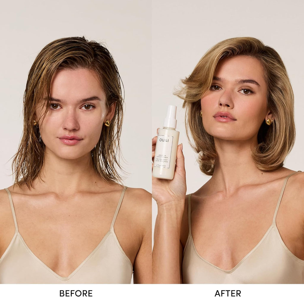 OUAI Leave In Conditioner & Heat Protectant Spray - Prime & Detangle | 140ml