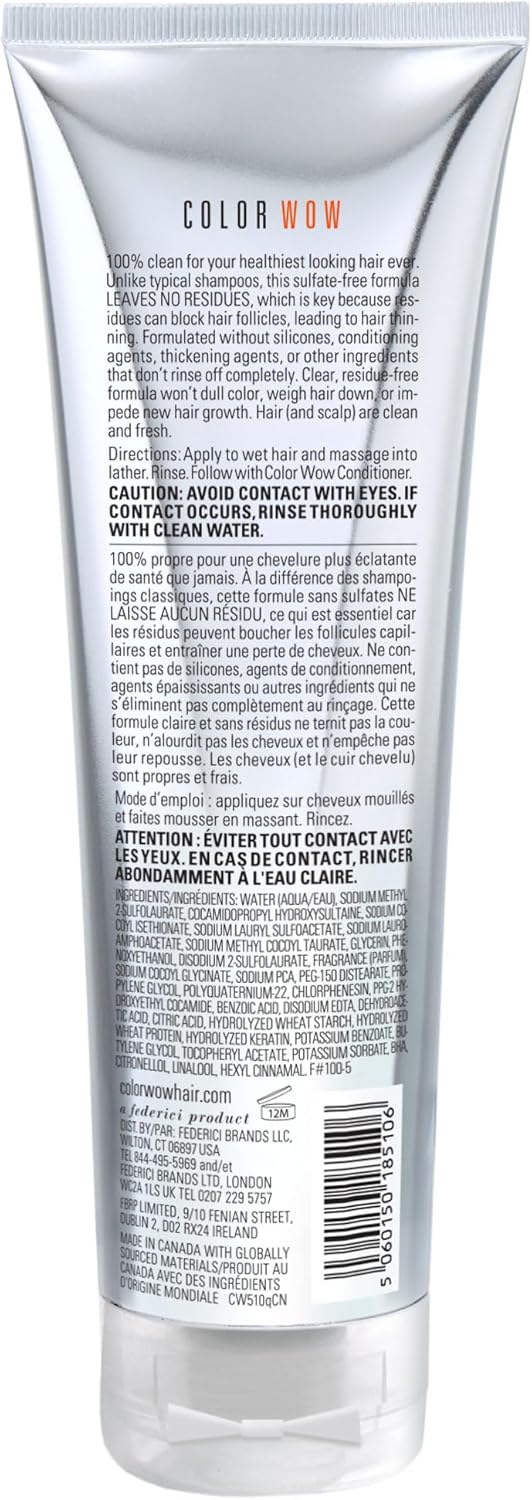 COLOR WOW Color Security Shampoo - Sulphate-Free Formula