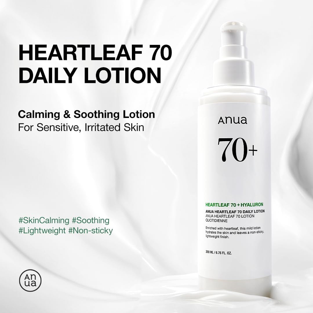 ANUA Heartleaf Daily Lotion - Lightweight Face Moisturizer, 200 mL