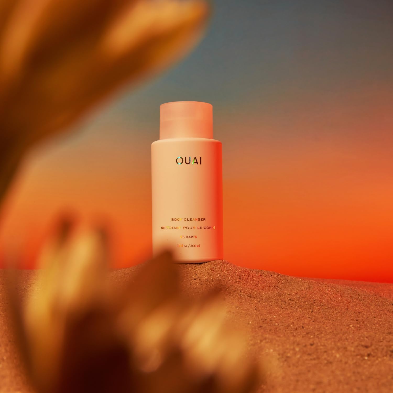 OUAI Body Cleanser, St. Barts - Foaming Body Wash with Jojoba & Rosehip Oil | 300ml