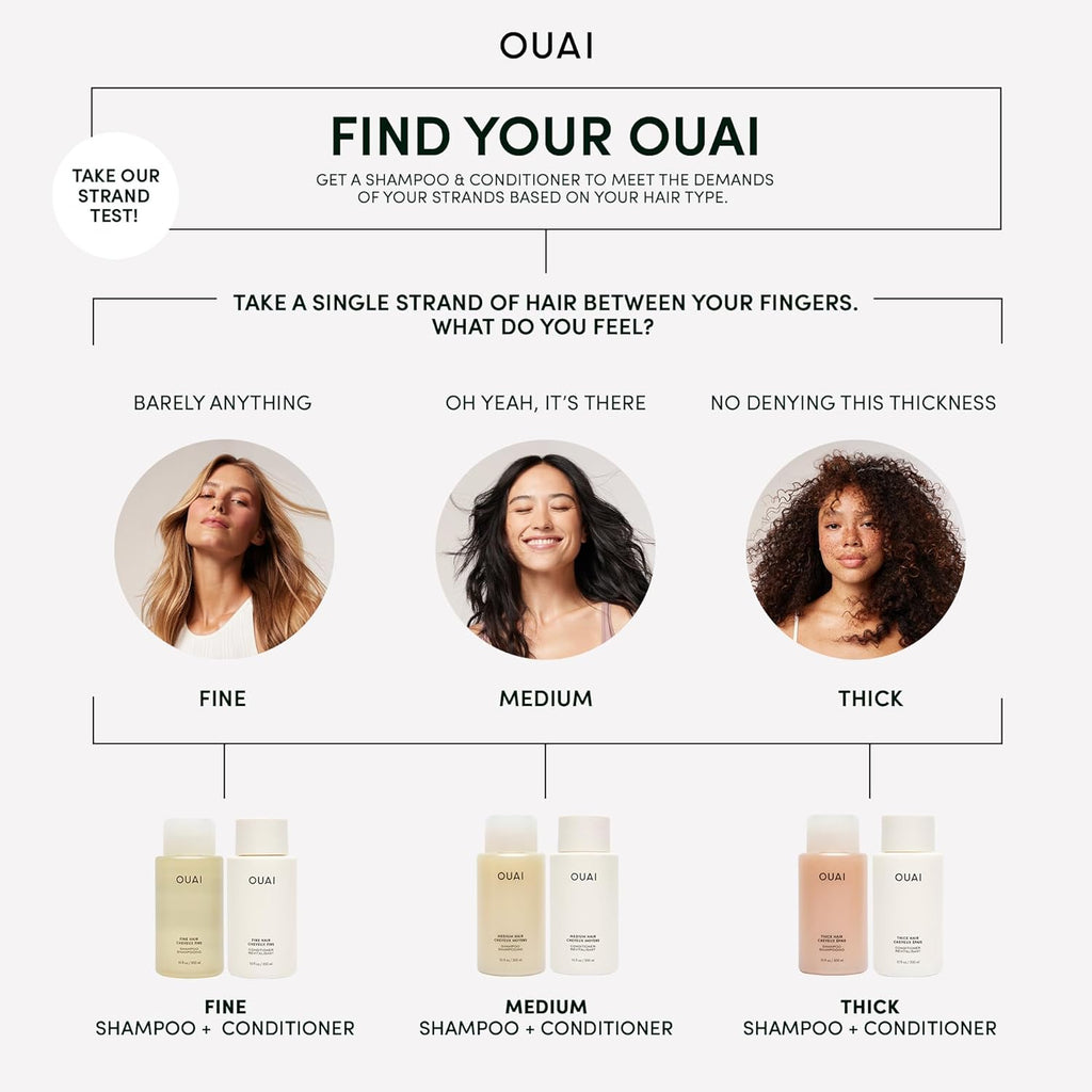 OUAI Fine to Medium Hair Treatment Masque - Repair & Hydration Hair Mask | 236ml