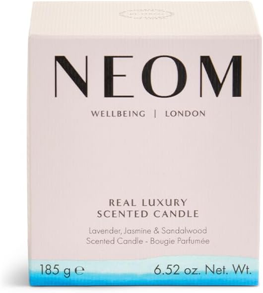 NEOM Real Luxury Scented Candle - Lavender, Jasmine & Sandalwood