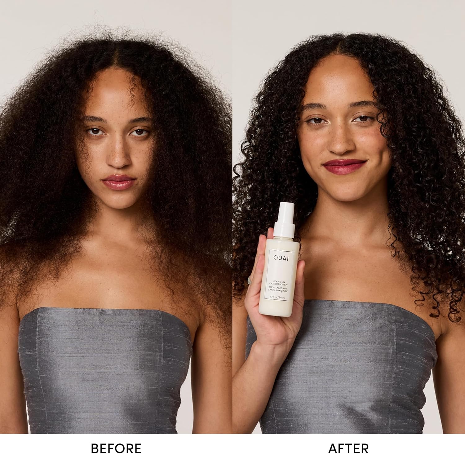 OUAI Leave In Conditioner & Heat Protectant Spray - Prime & Detangle | 140ml