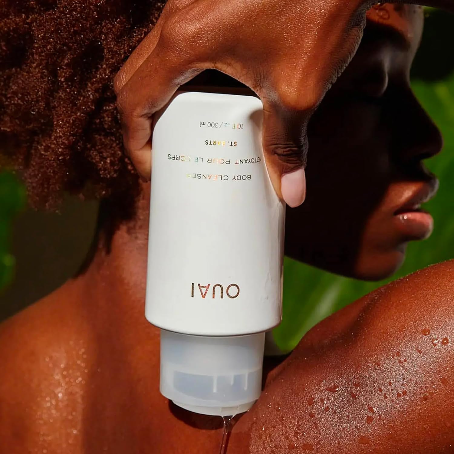 OUAI Body Cleanser, St. Barts - Foaming Body Wash with Jojoba & Rosehip Oil | 300ml