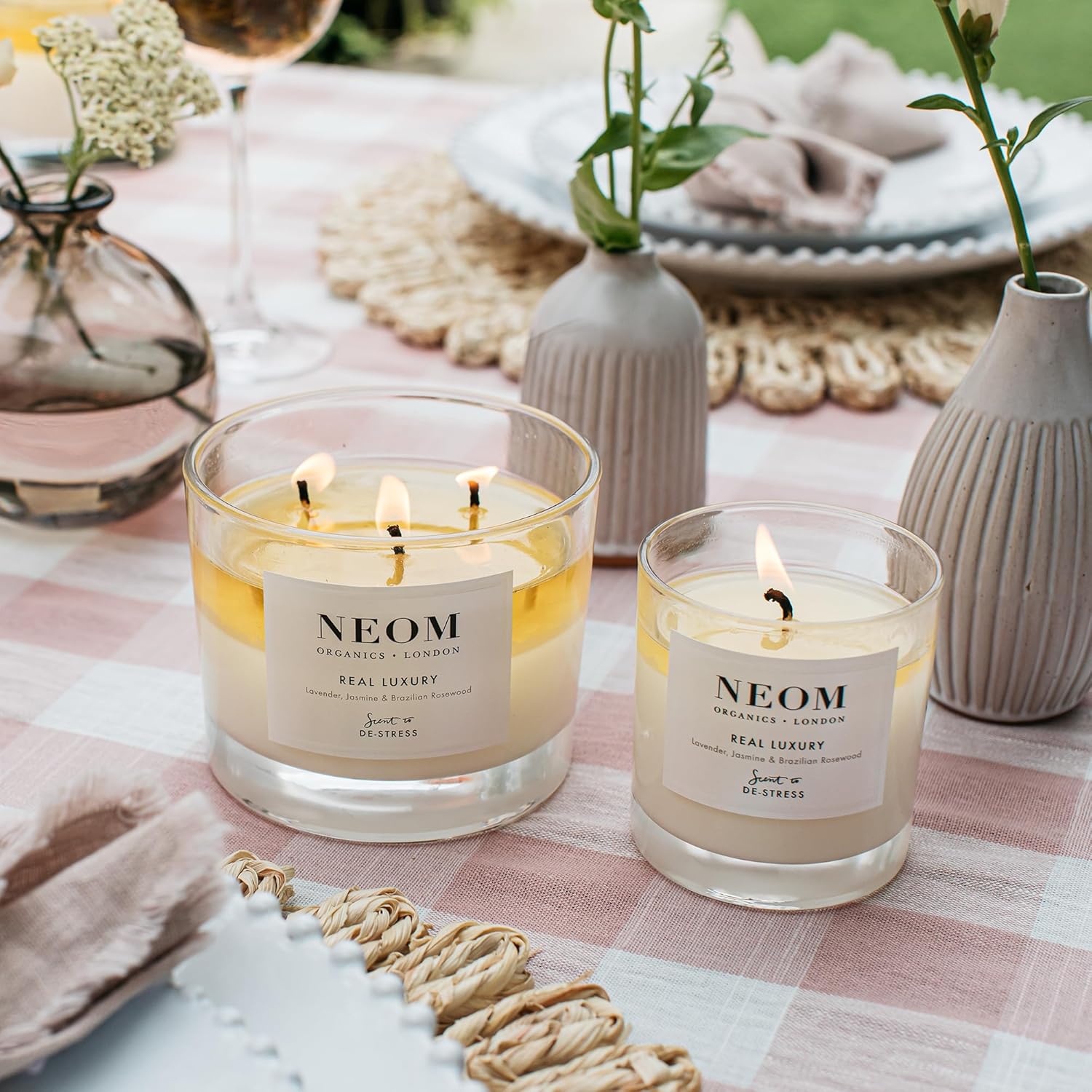 NEOM Real Luxury Scented Candle - Lavender, Jasmine & Sandalwood