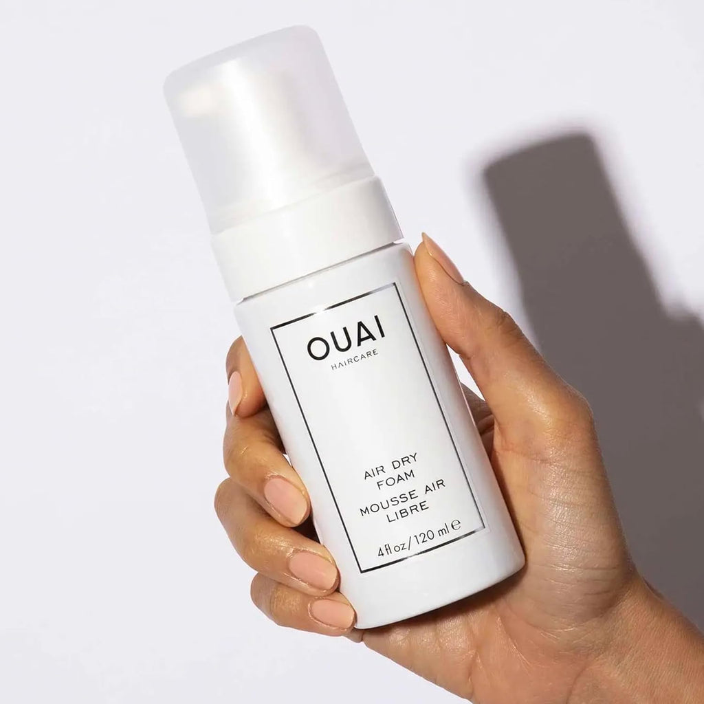 OUAI Air Dry Foam - Lightweight Hair Mousse for Effortless Beach Waves | 120ml