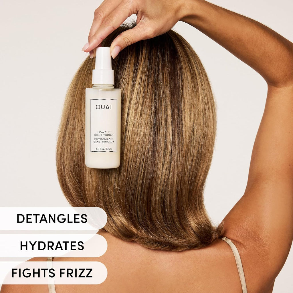 OUAI Leave In Conditioner & Heat Protectant Spray - Prime & Detangle | 140ml