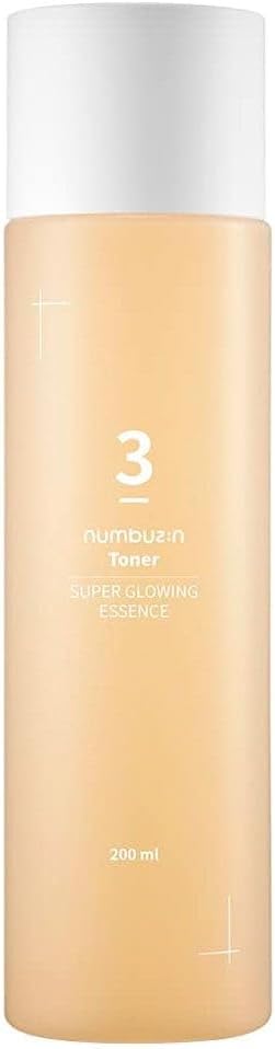 numbuzin No.3 Super Glowing Essence Toner - Radiance & Pore Tightening, 200 mL
