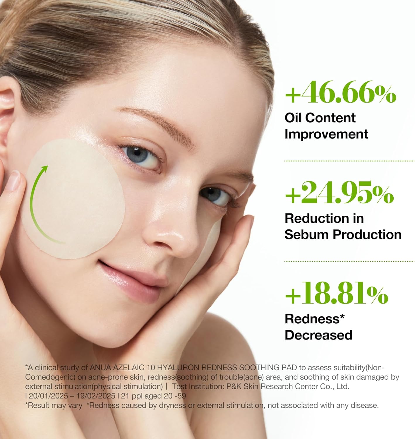 ANUA Azelaic 10 Hyaluron Redness Soothing Pads - Troubled & Spot Care, 90 Pads