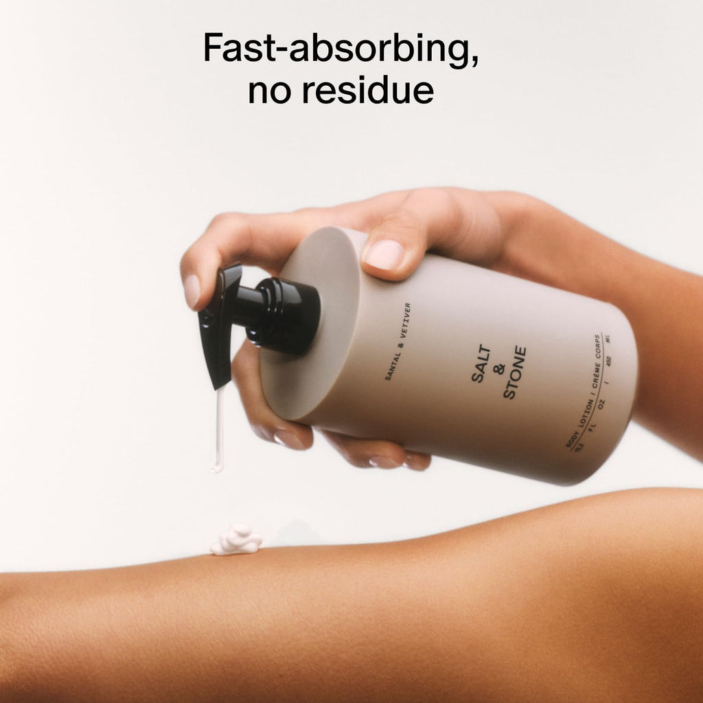 Salt & Stone Body Lotion | Saffron and Cedar