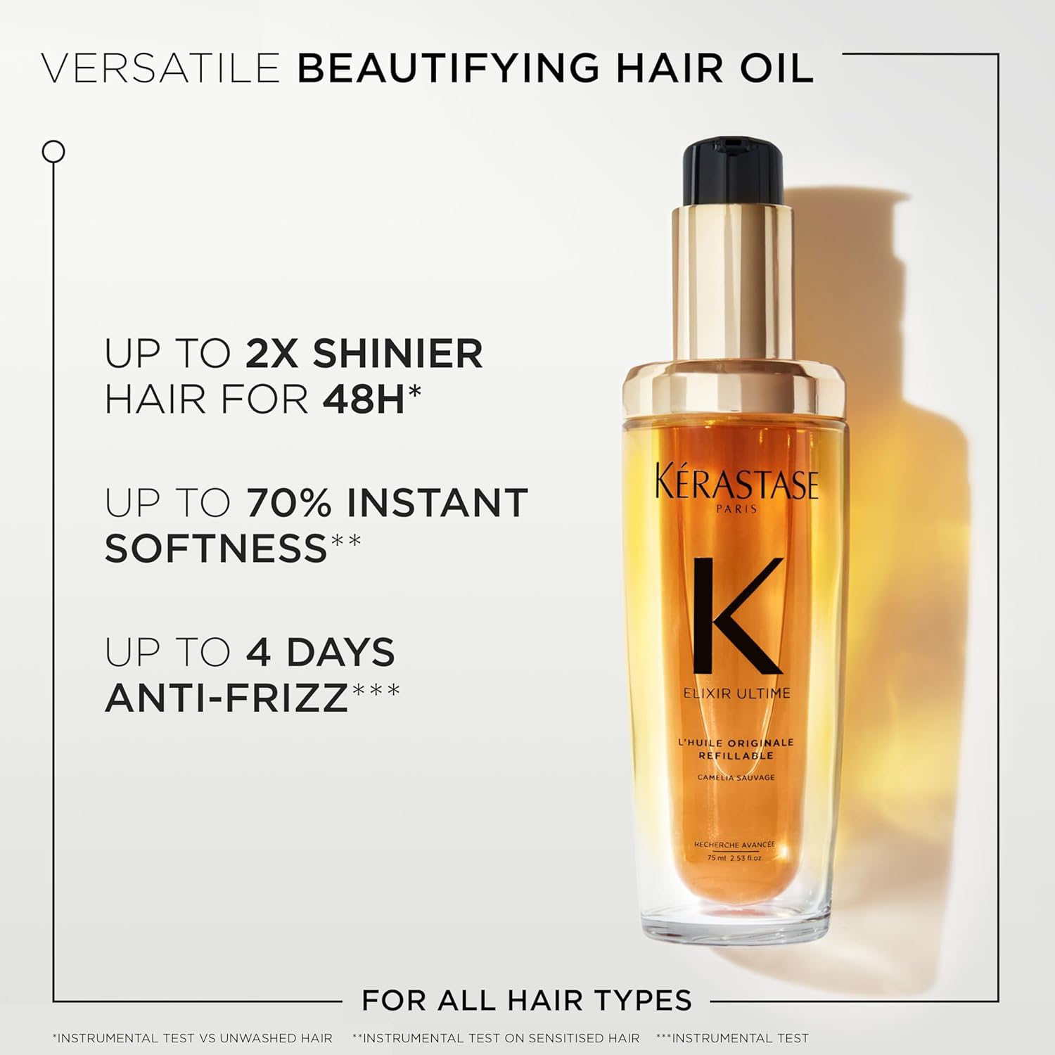 Kérastase Elixir Ultime L'Huile Originale – Nourishing Hair Oil with Argan & Camellia