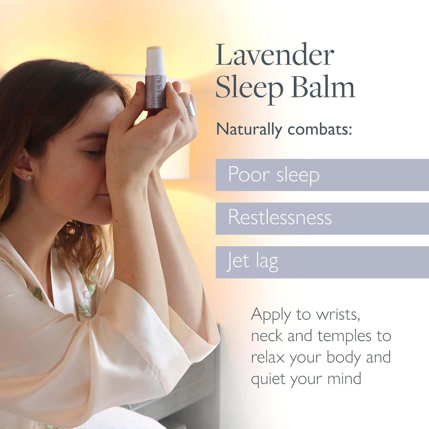 Scentered Sleep Well Aromatherapy Balm Stick – Lavender Essential Oil Roll On