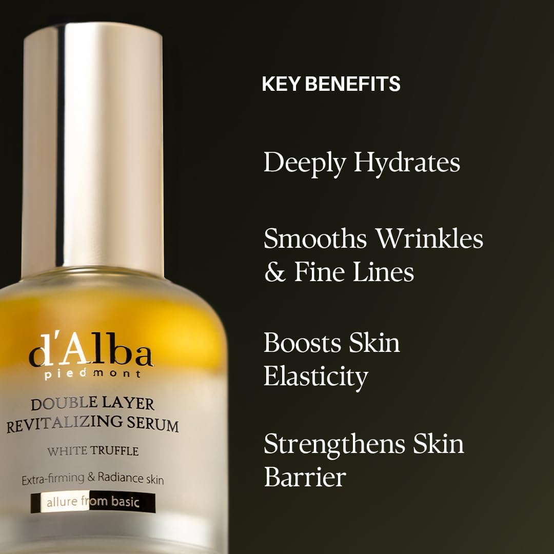 d'Alba Piedmont Italian White Truffle Double Layer Revitalizing Serum