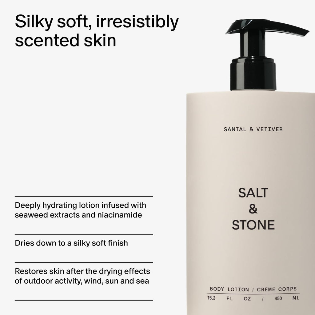 Salt & Stone Body Lotion | Sandalwood & Vetiver