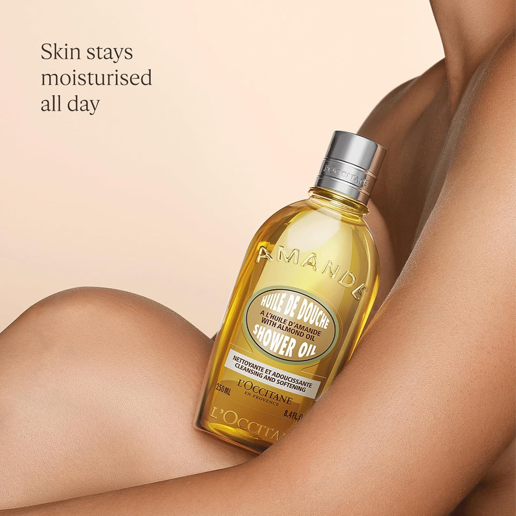 L'OCCITANE Almond Shower Oil, Hydrating & Nourishing Body Wash