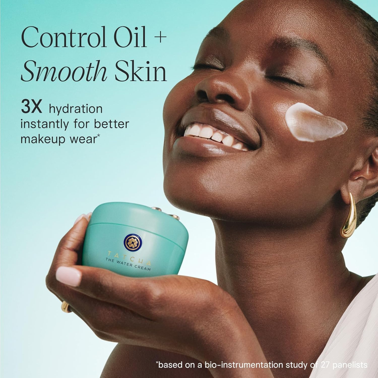 Tatcha The Water Cream for Pores and Dryness, Rose, Green Tea, 50 ml