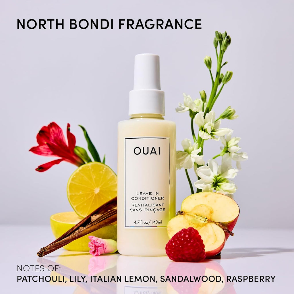 OUAI Leave In Conditioner & Heat Protectant Spray - Prime & Detangle | 140ml
