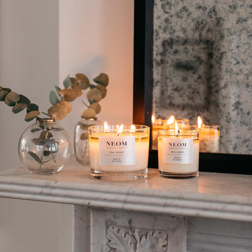 NEOM Real Luxury Scented Candle - Lavender, Jasmine & Sandalwood