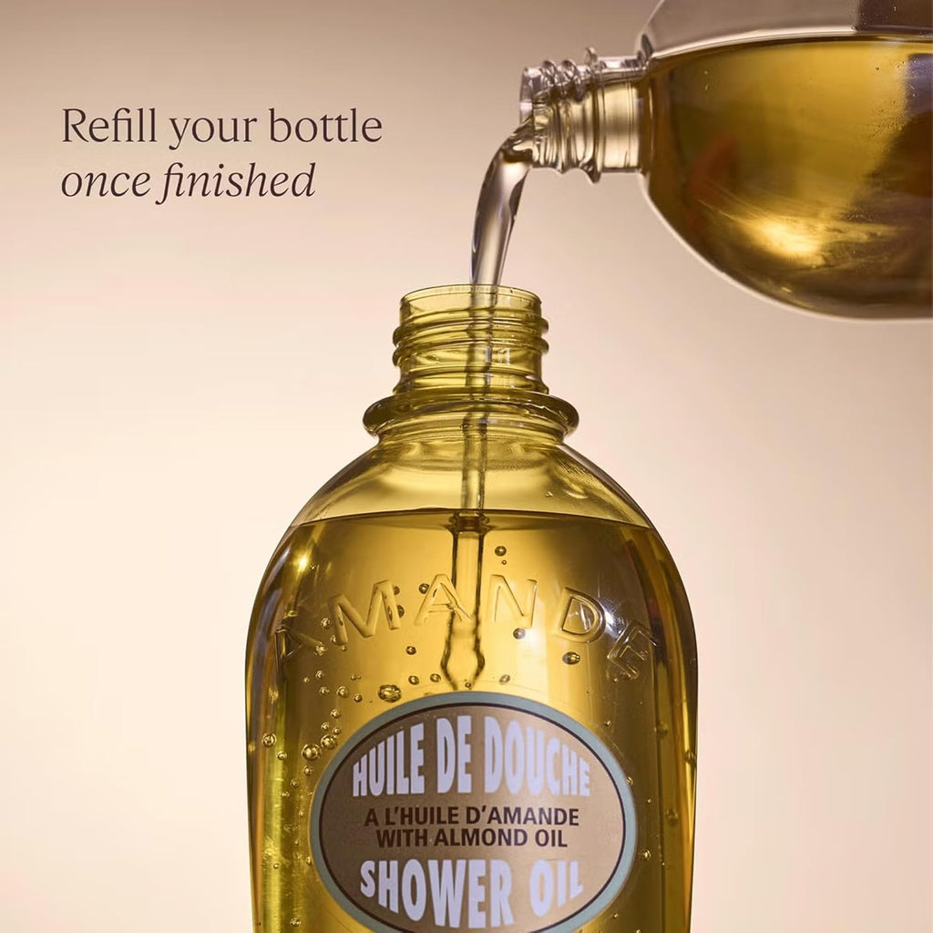 L'OCCITANE Almond Shower Oil, Hydrating & Nourishing Body Wash