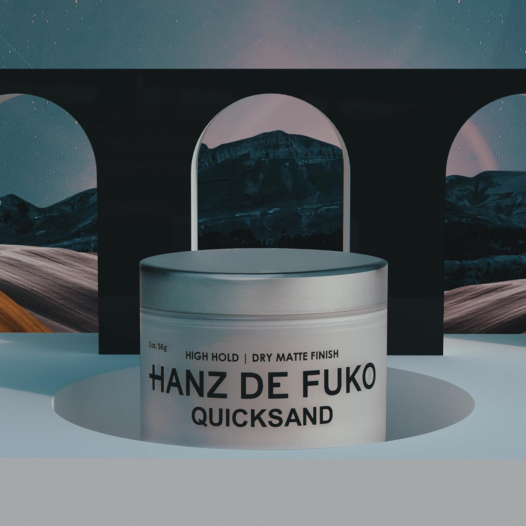 Hanz de Fuko Quicksand – Premium Men's Hair Styling Wax & Dry Shampoo Combo – 56g