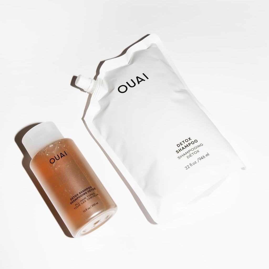OUAI Detox Shampoo Refill - Clarifying Shampoo for Buildup & Hard Water | 946ml