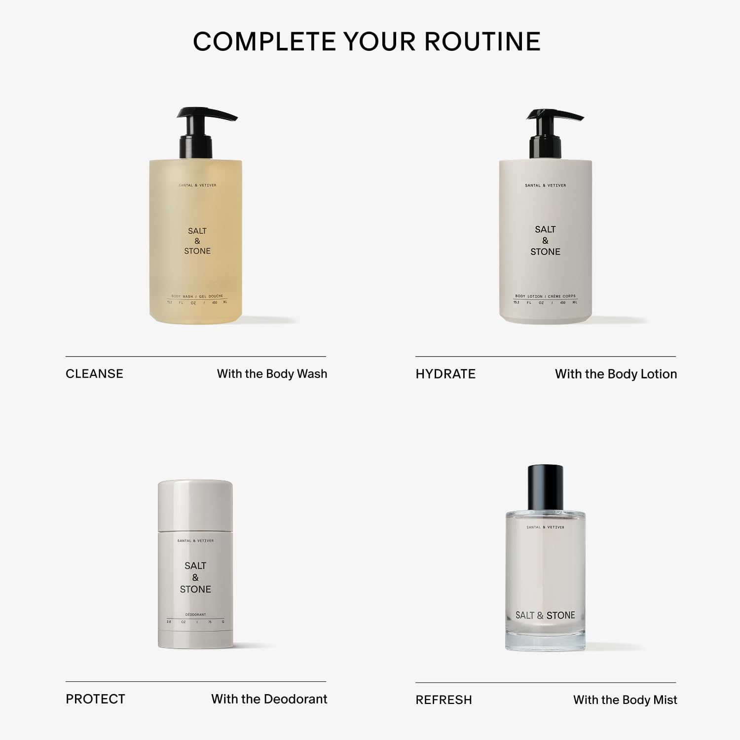 Salt & Stone Body Lotion | Sandalwood & Vetiver