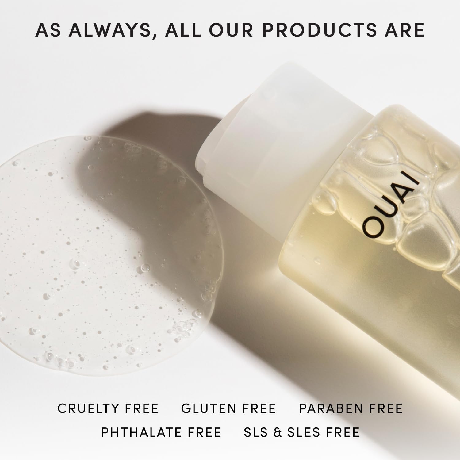 OUAI Fine Shampoo - Volumizing Shampoo with Keratin & Biotin for Fine Hair | 300ml
