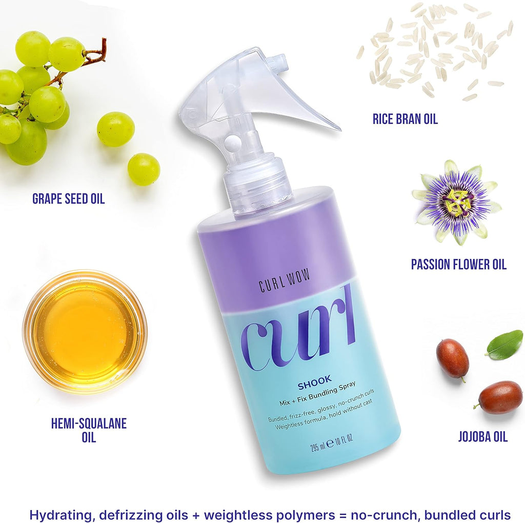 COLOR WOW Curl Wow Shook Mix + Fix Bundling Spray - Naked Technology