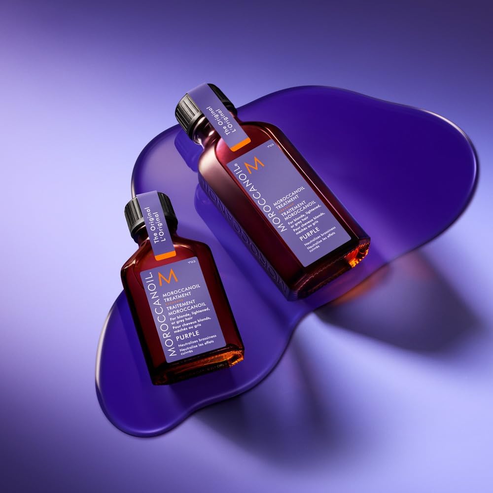Moroccanoil Treatment Purple Hair Oil for Blonde Hair