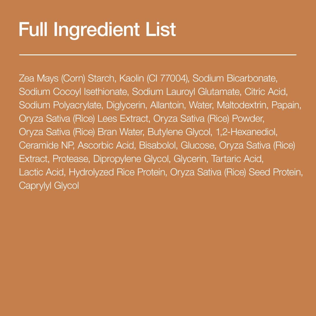 ANUA Rice Enzyme Brightening Cleansing Powder - Gentle Exfoliator, 40g