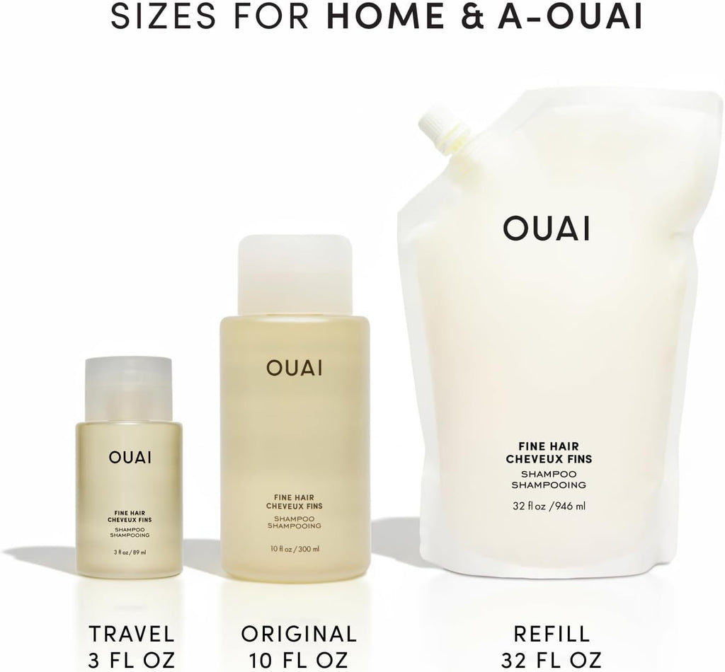 OUAI Fine Shampoo Refill - Volumizing Shampoo for Fine Hair | 946ml