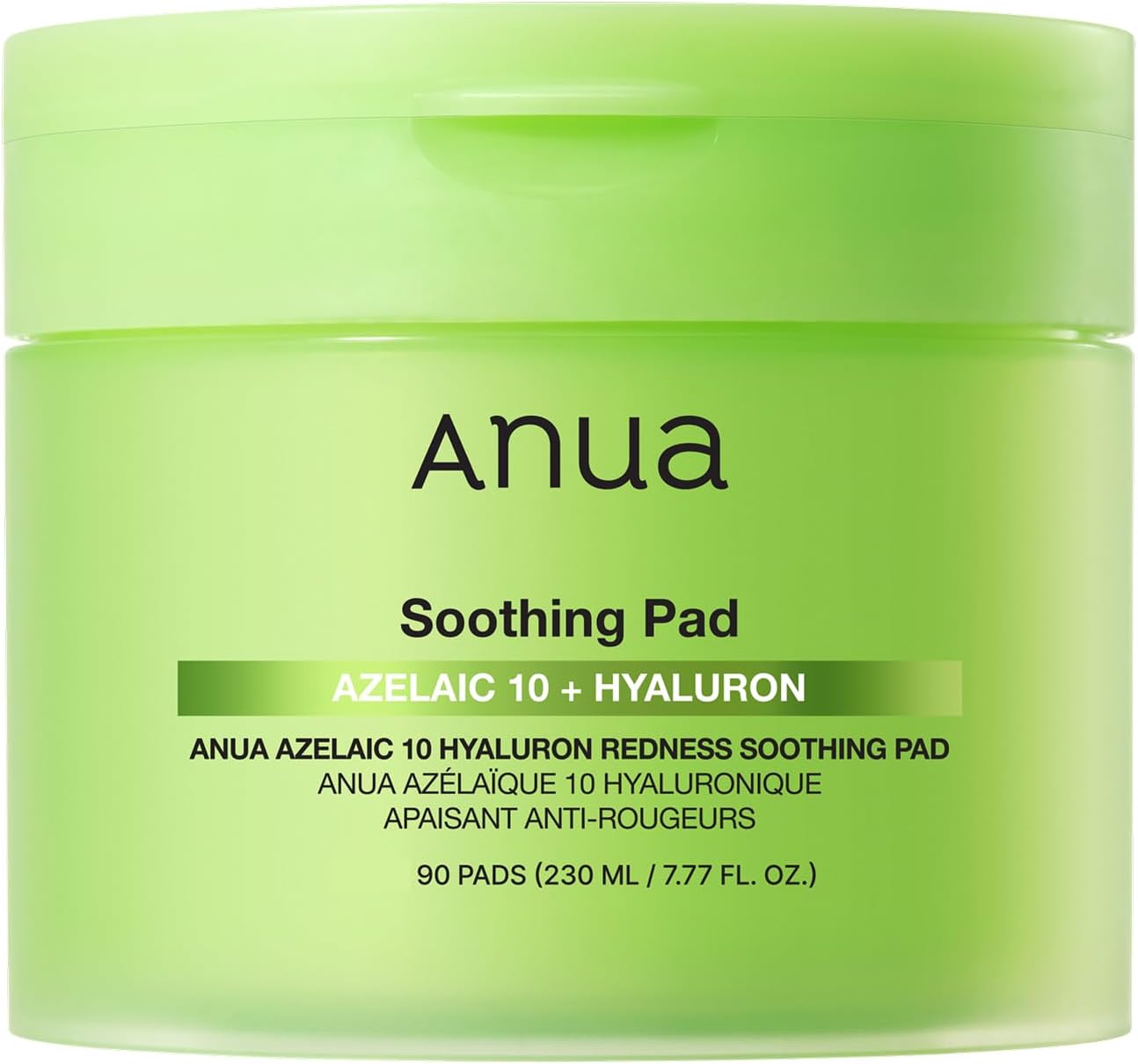 ANUA Azelaic 10 Hyaluron Redness Soothing Pads - Troubled & Spot Care, 90 Pads