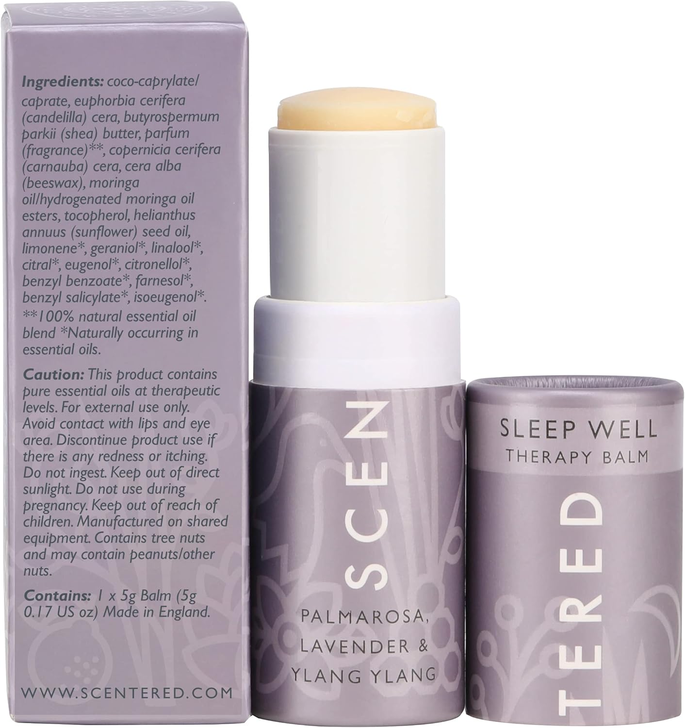 Scentered Sleep Well Aromatherapy Balm Stick – Lavender Essential Oil Roll On