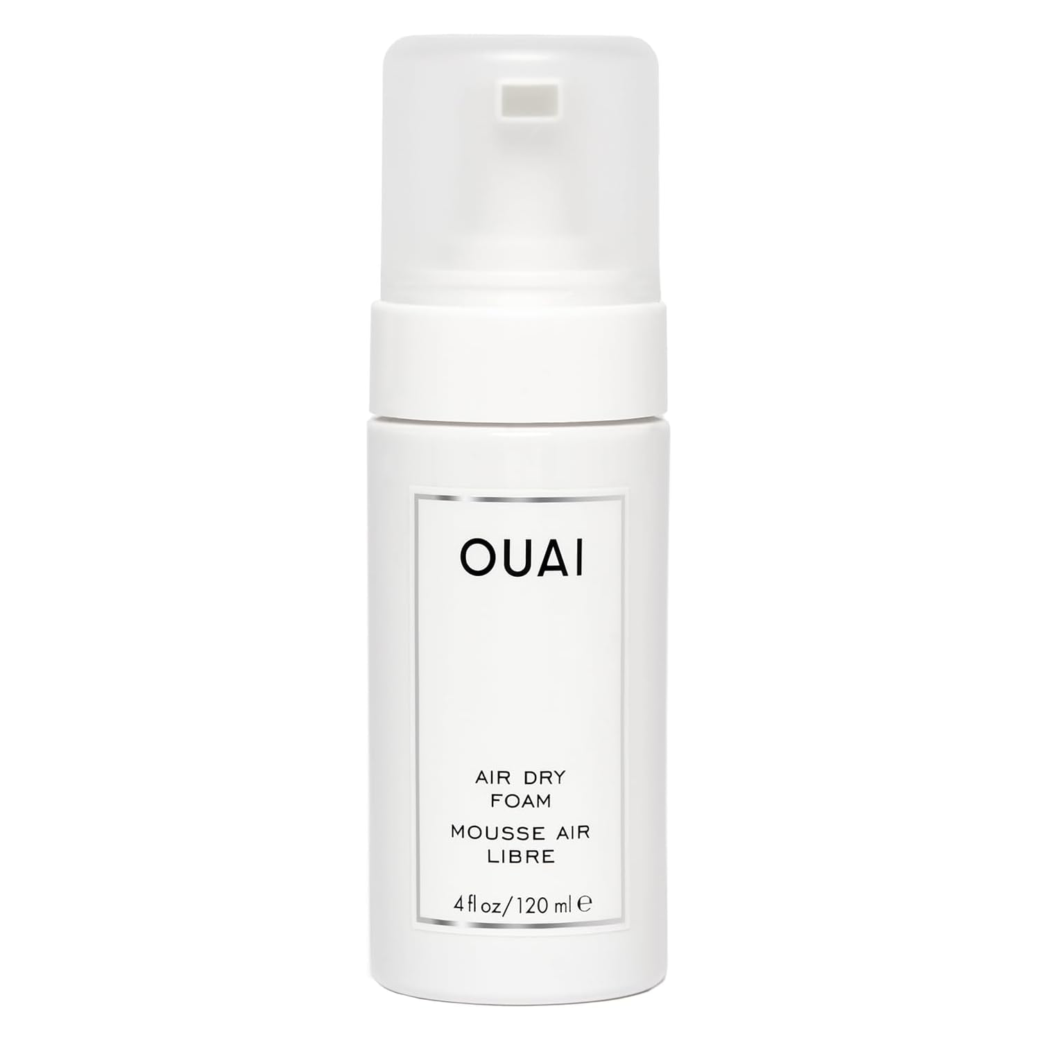 OUAI Air Dry Foam - Lightweight Hair Mousse for Effortless Beach Waves | 120ml