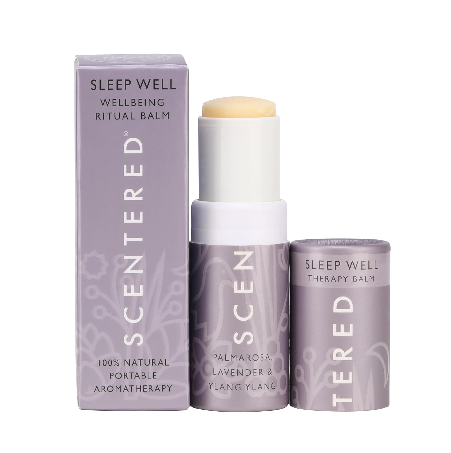 Scentered Sleep Well Aromatherapy Balm Stick – Lavender Essential Oil Roll On