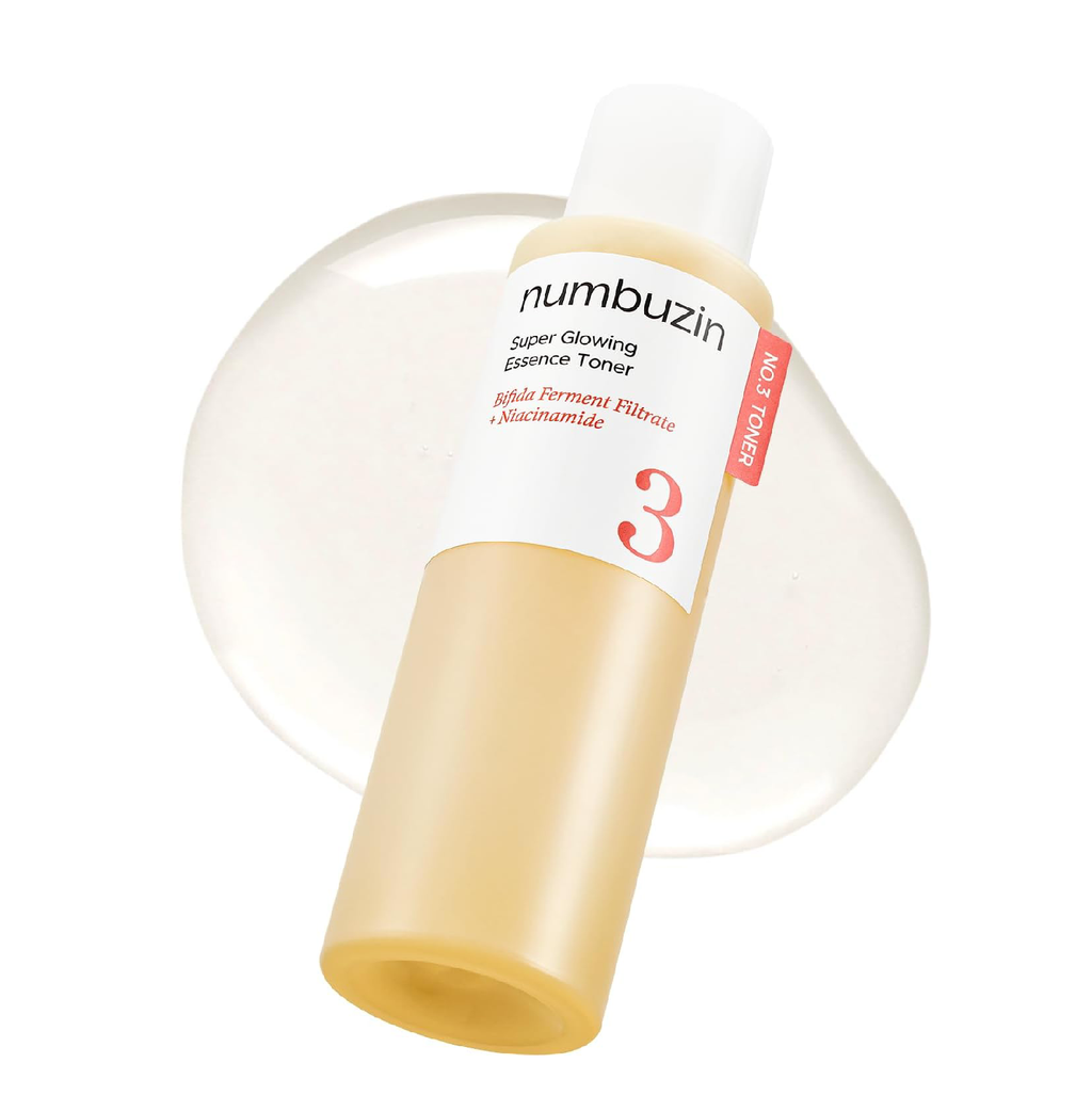 numbuzin No.3 Super Glowing Essence Toner - Radiance & Pore Tightening, 200 mL