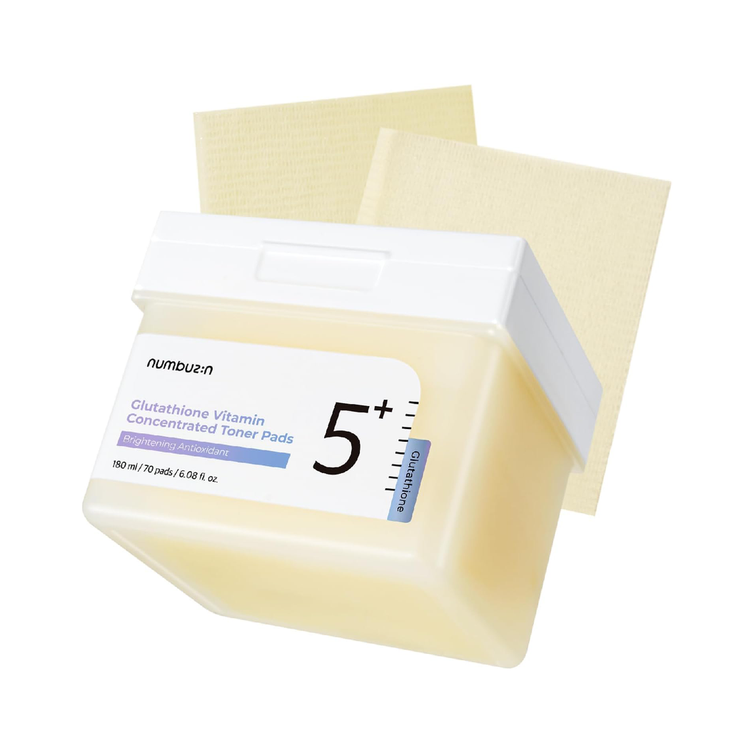 numbuzin No.5 Vitamin-Niacinamide Concentrated Toner Pads, 70 Pads