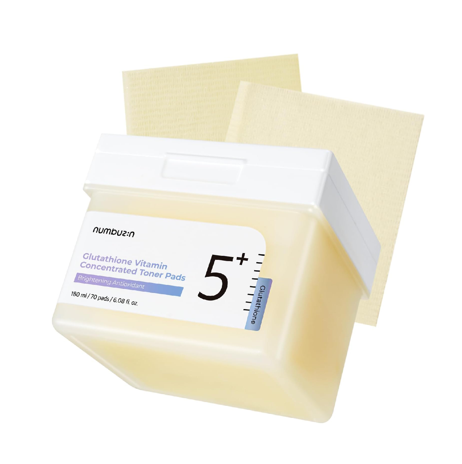 numbuzin No.5 Vitamin-Niacinamide Concentrated Toner Pads, 70 Pads