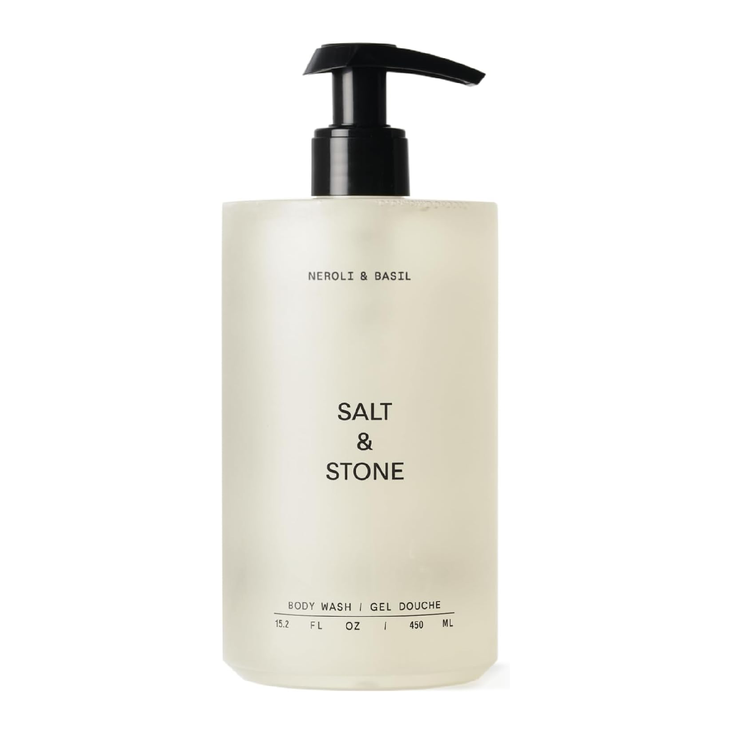 Salt & Stone Body Wash with Antioxidants for Deep Moisture | Neroli & Basil