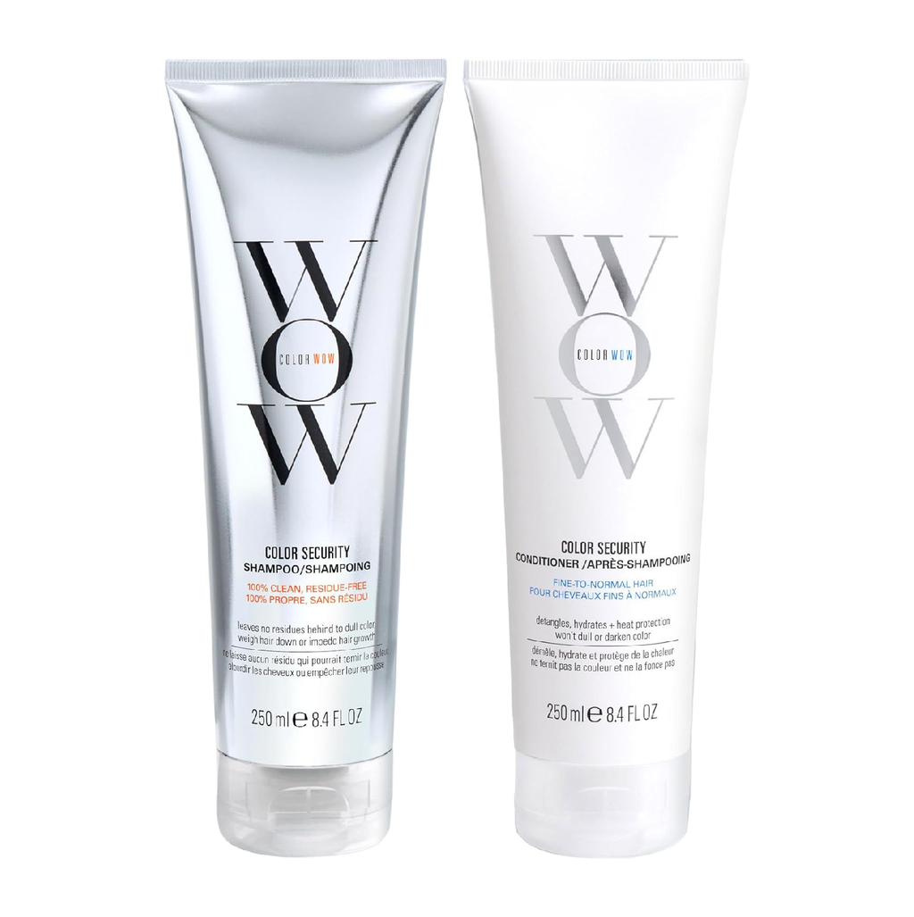 COLOR WOW Color Security Shampoo and Conditioner Duo, 2 x 250 mL