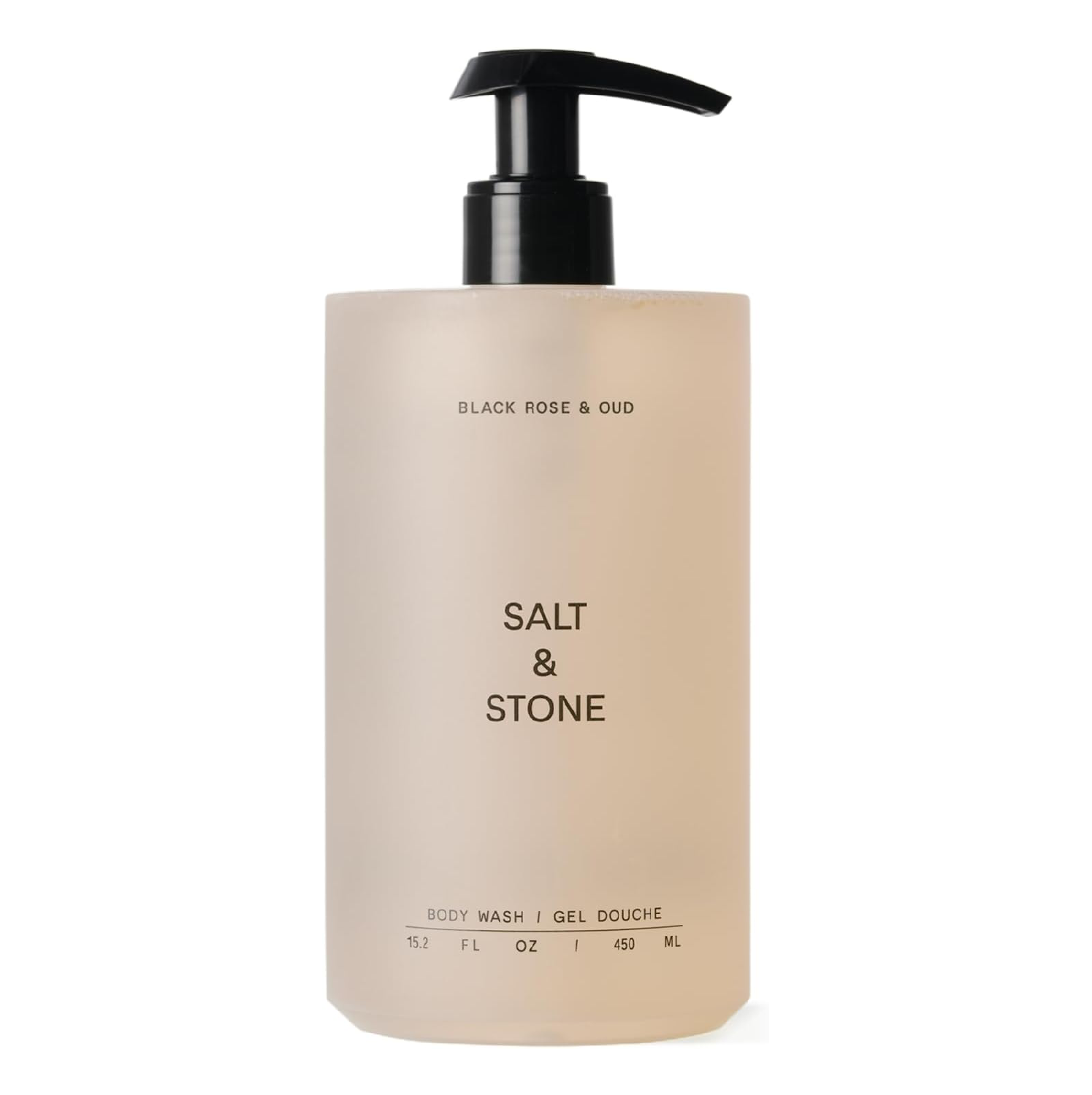 Salt & Stone Body Wash with Antioxidants for Deep Moisture | Black Rose & Oud
