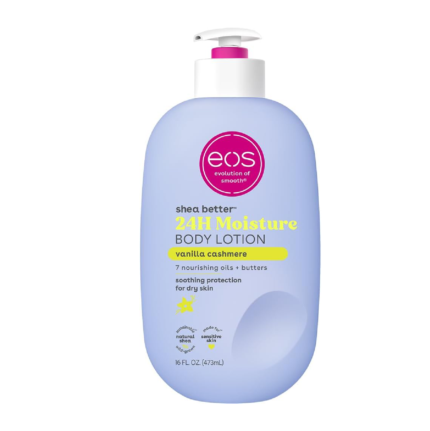 eos Vanilla Cashmere Body Lotion – Shea Better 24hr Moisture
