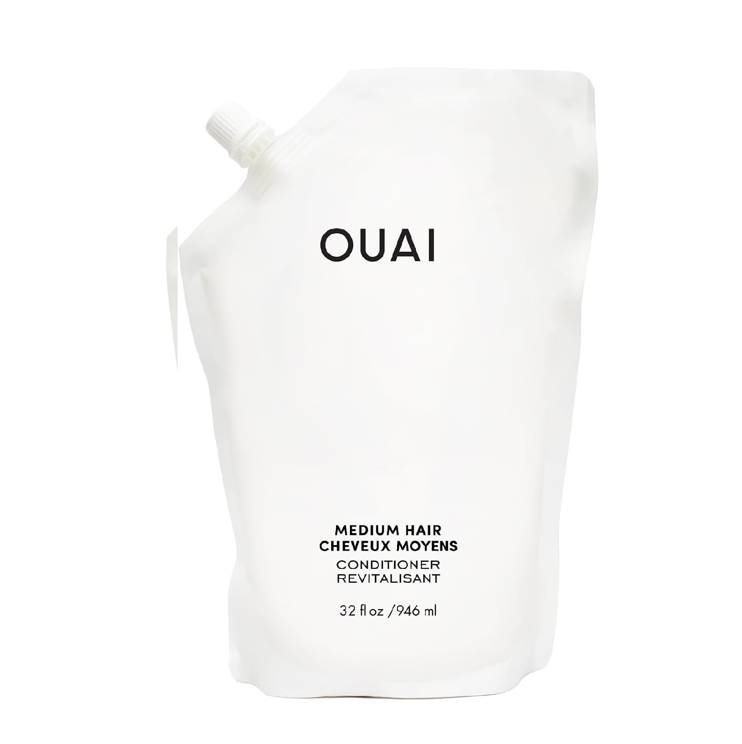 OUAI Medium Conditioner Refill - Hydrating Conditioner for Medium Hair | 946ml