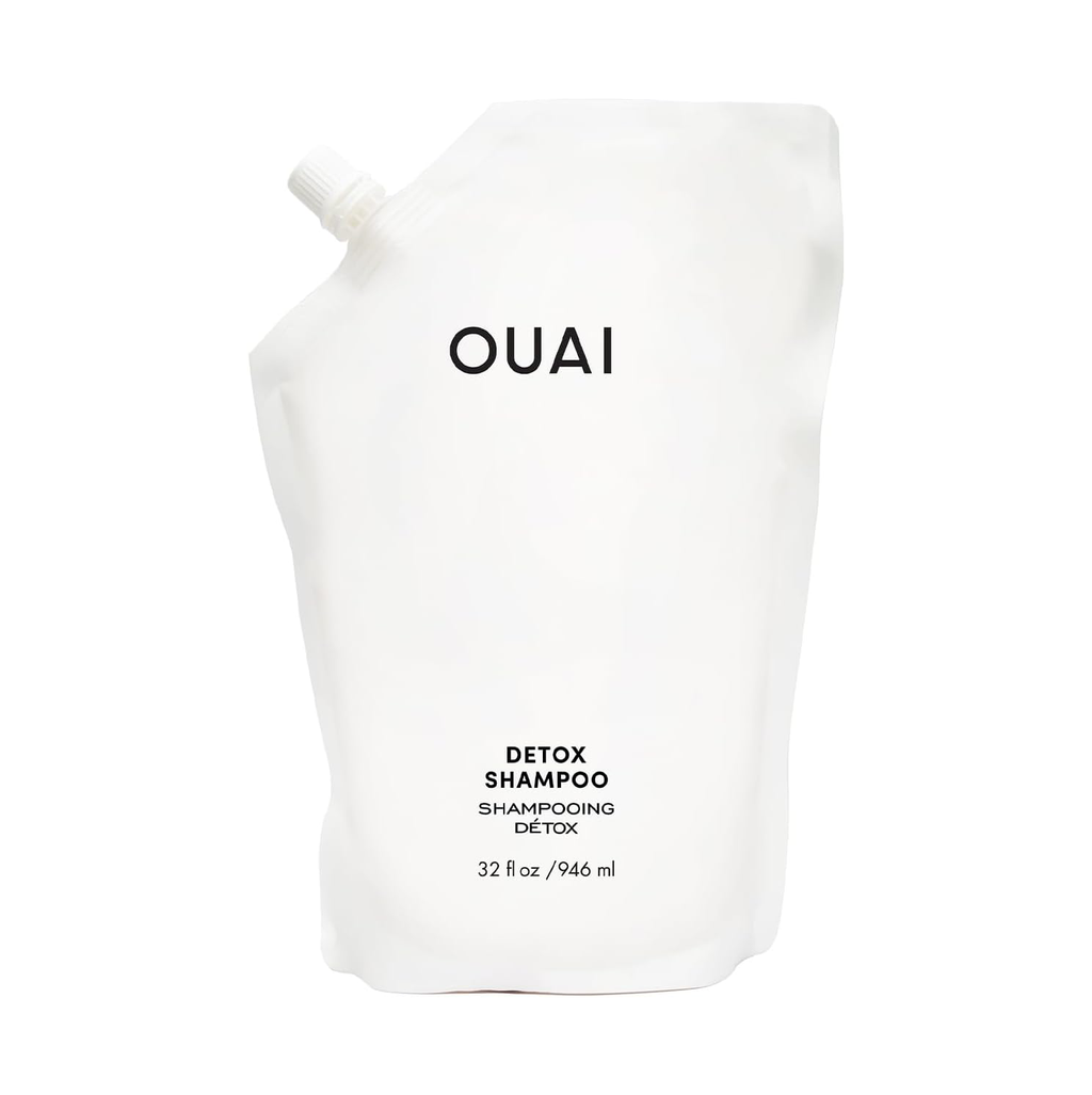 OUAI Detox Shampoo Refill - Clarifying Shampoo for Buildup & Hard Water | 946ml