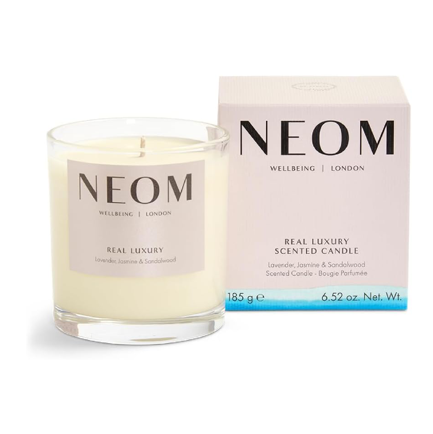 NEOM Real Luxury Scented Candle - Lavender, Jasmine & Sandalwood